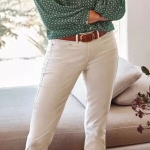 J. Jill Pull-On Corduroy Boyfriend Jeans in Moonbeam (4X) - Only worn once!